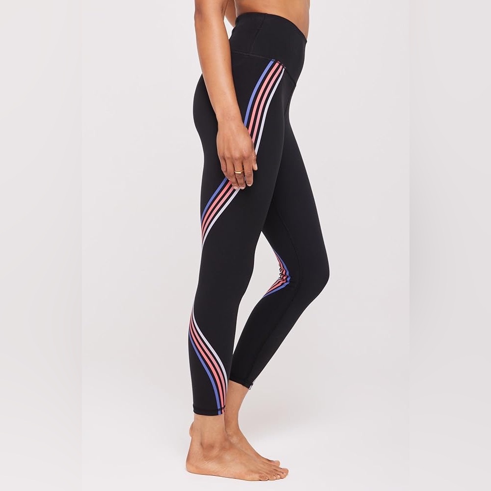 Spiritual Gangster Women's Ada Dream Multi Stripe Legging w/Waistband Pocket